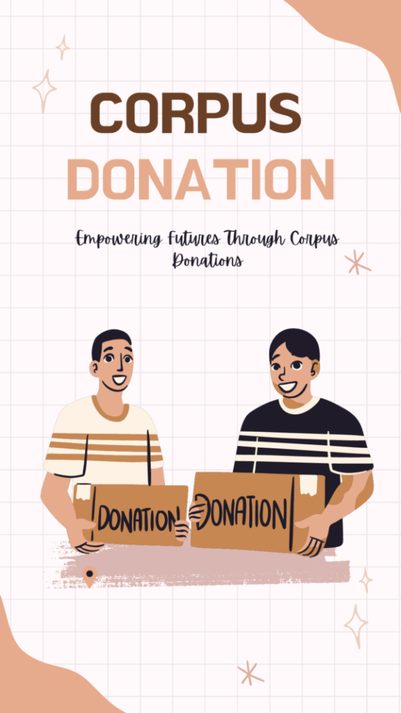 corpus donation in ngo