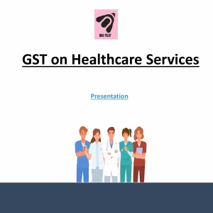 GST on Healthcare Services by NGO
