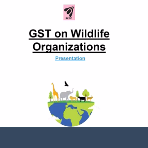 GST on Wildlife Welfare Organizations by NGO